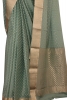 Pure Jacquard Butta Mysore Crepe Silk Saree